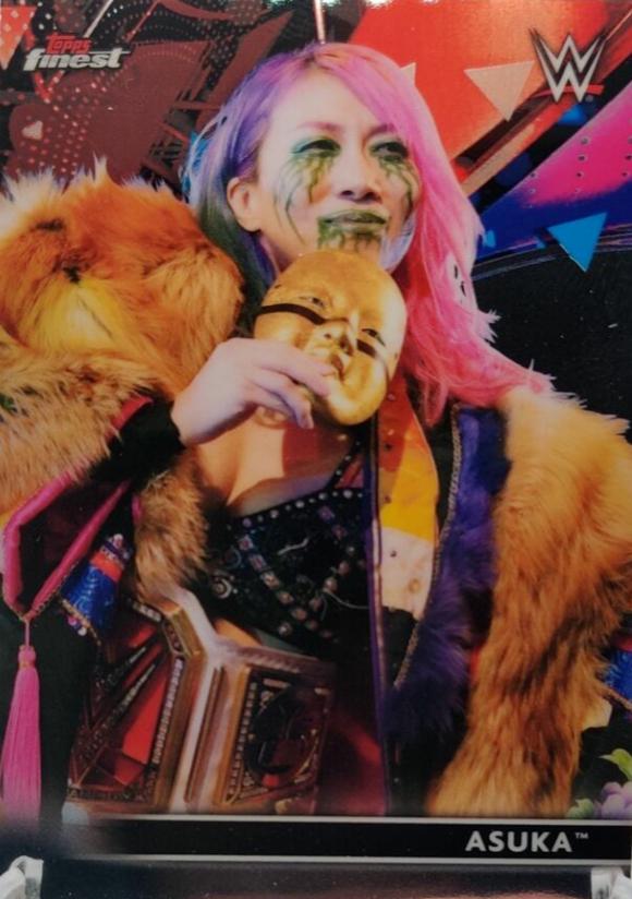 Asuka #4 Wrestling Cards 2021 Topps Finest WWE