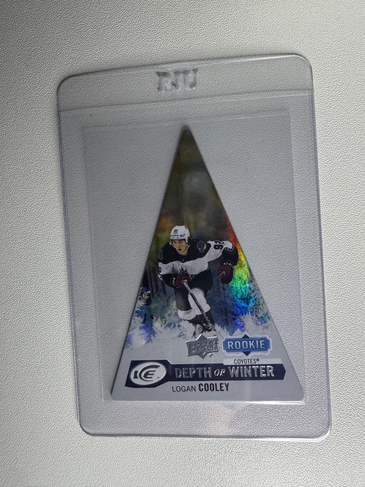 Logan Cooley #DW-36 Hockey Cards 2023 Upper Deck Ice Hockey Depth of Winter