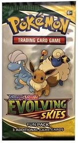 Fun Pack from Evolving Skies Pokémon card set
