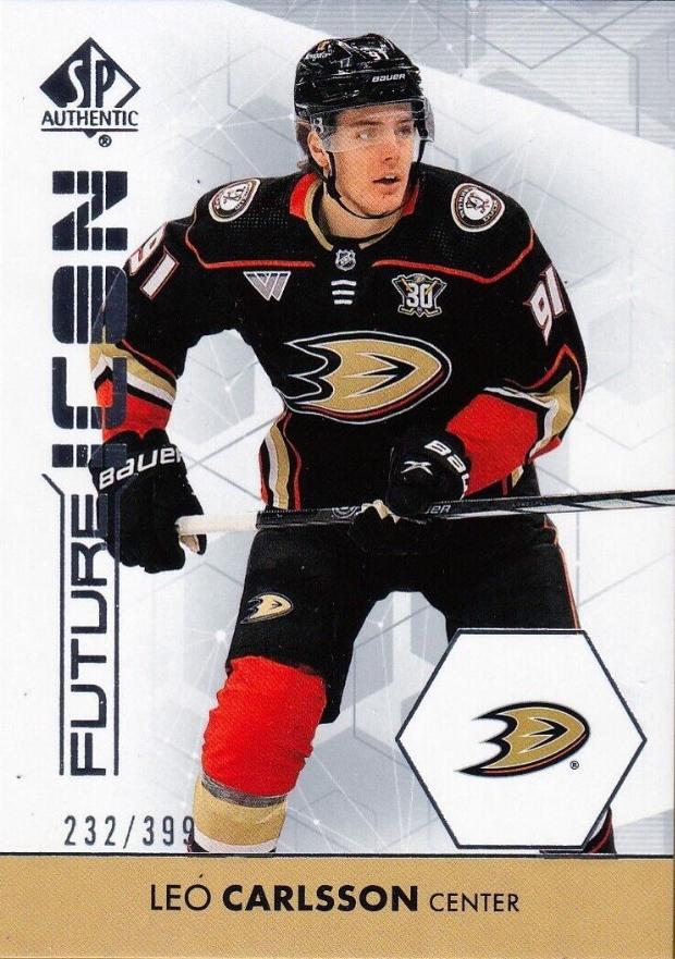 Leo Carlsson #FI-13 Hockey Cards 2023 SP Authentic Future Icon