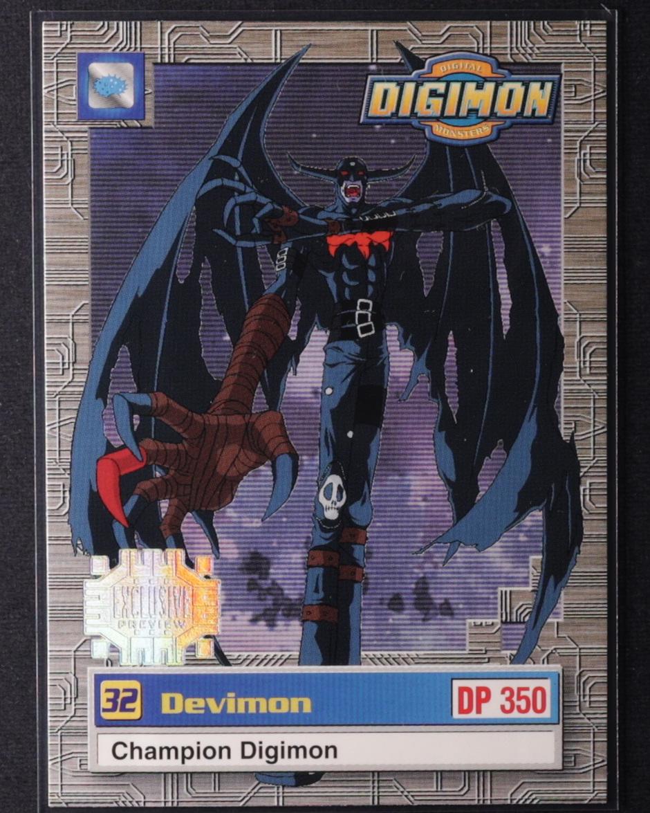 digimon devimon card RFID Blocking Credit Card Aluminum Wallet main image 1