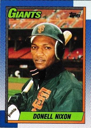 Donell Nixon #658 Baseball Cards 1990 Topps