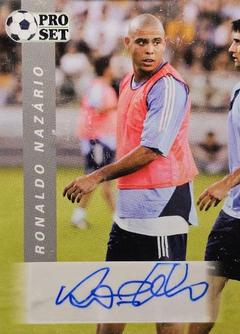 Ronaldo Nazario #PS-RN1 2022 Pro Set Autographs Soccer