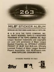 Rear | Wil Myers Baseball Cards 2016 Topps MLB Sticker