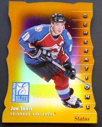 Joe Sakic #115 1997-98 Donruss Elite Hockey