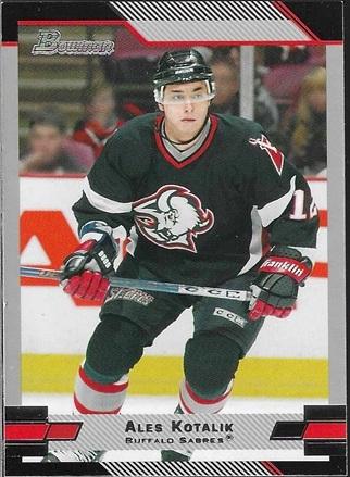 Ales Kotalik #22 2003 Bowman Draft Picks And Prospects Hockey