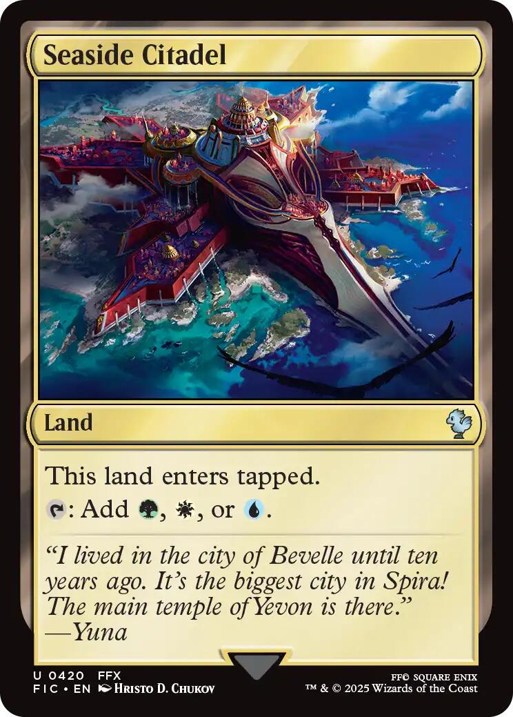 Seaside Citadel [Foil] (Magic Final Fantasy Commander)