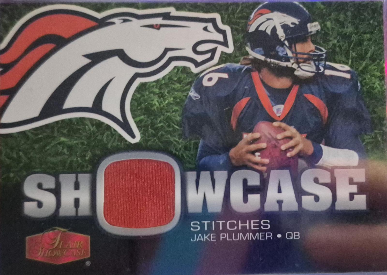 Jake Plummer #SHS-JP 2006 Flair Showcase Stitches Rookies Football