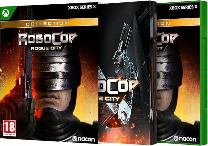Carátula de RoboCop Rogue City Collection para Xbox Series X (edición PAL España)
