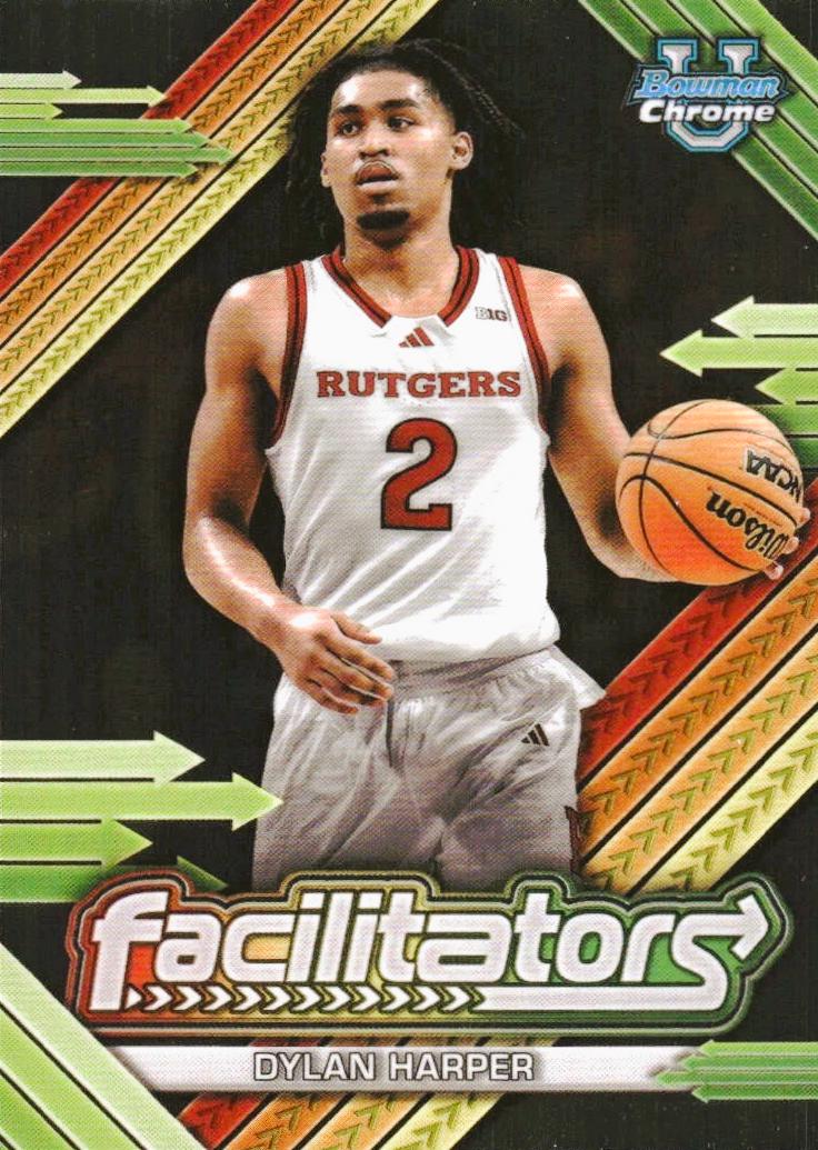 Dylan Harper #F-2 Basketball Cards 2024 Bowman Chrome University Facilitators