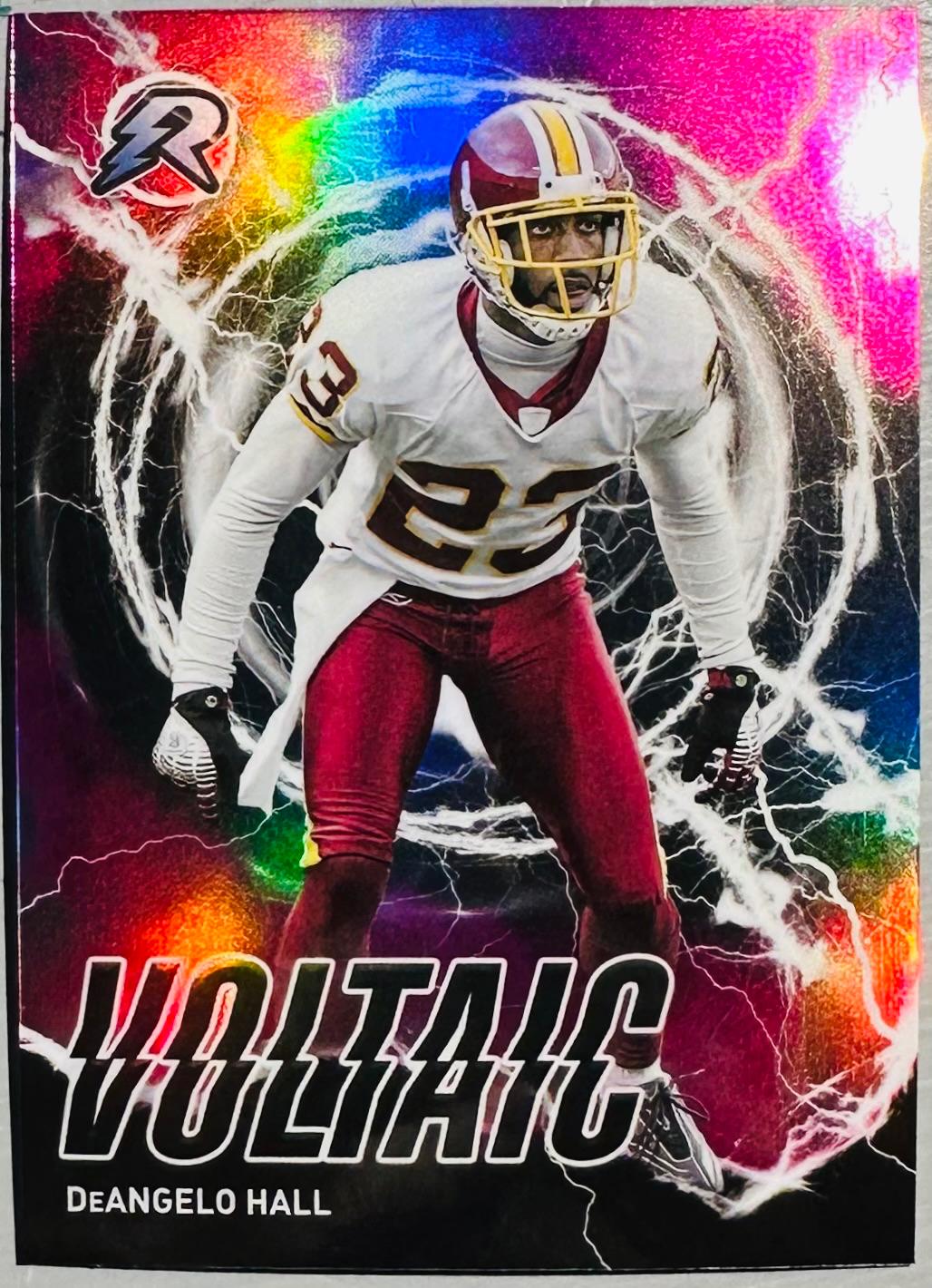DeAngelo Hall [Pink Refractor] #RV-13