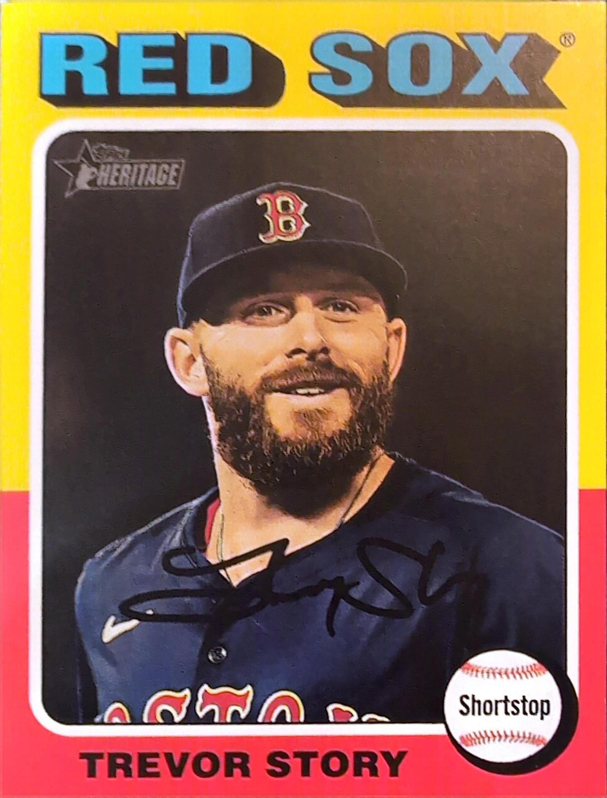 Trevor Story #572 Baseball Cards 2024 Topps Heritage