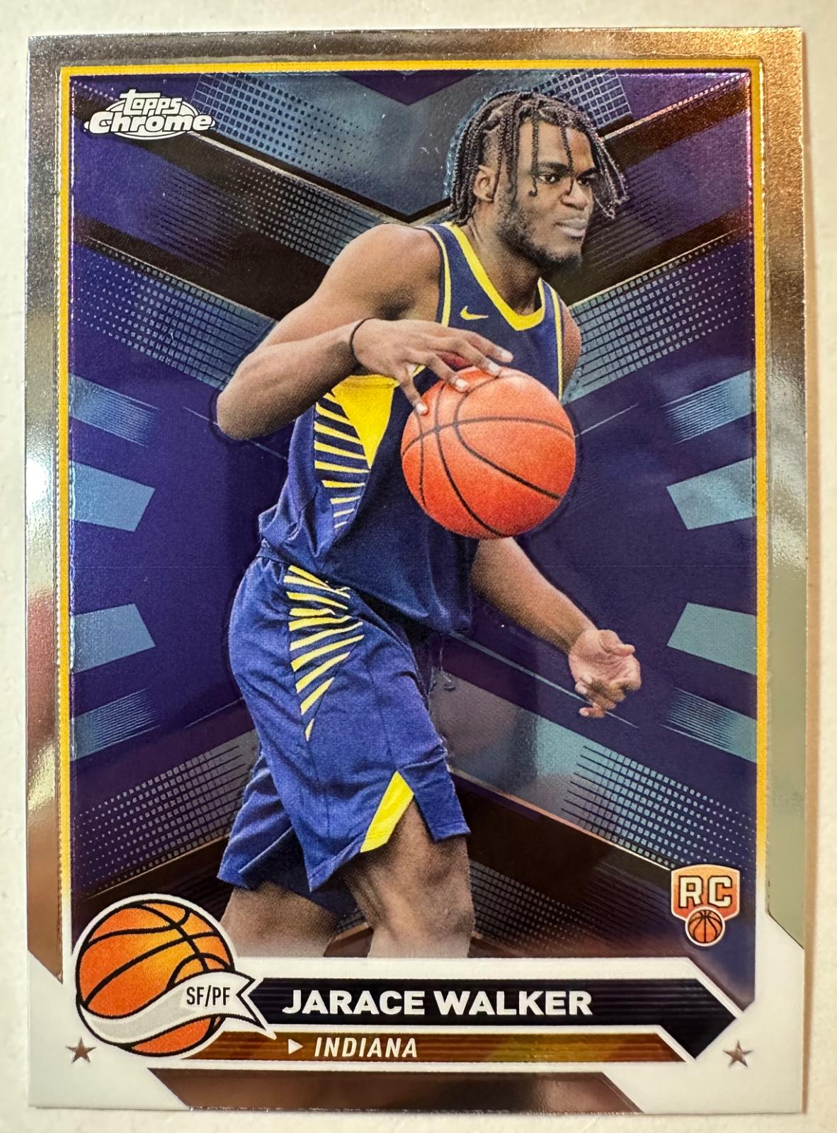 Jarace Walker #151 Basketball Cards 2023 Topps Chrome