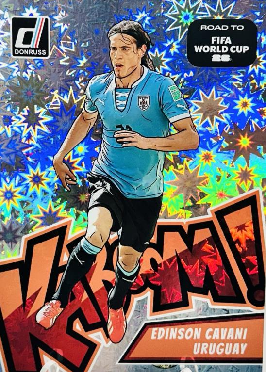 Edinson Cavani [Oversize] #16 Prices | 2025 Panini Donruss Road to