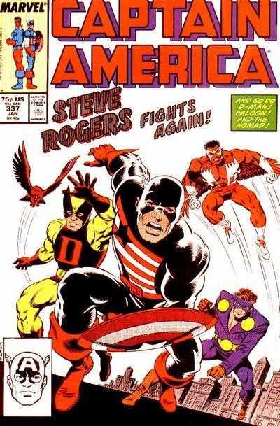 Captain America #337 (1988) Comic Books Captain America