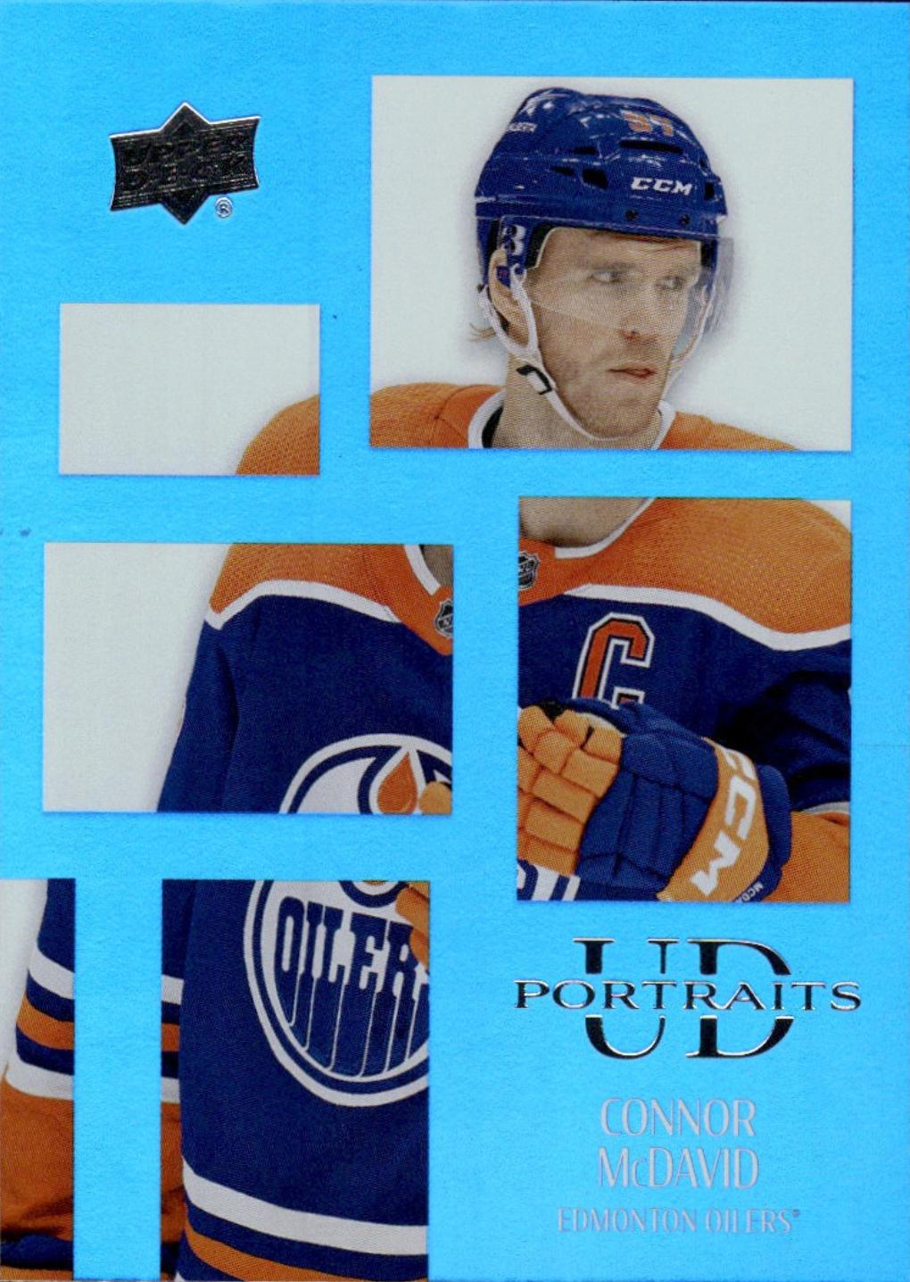 Connor McDavid #P-33 Hockey Cards 2024 Upper Deck UD Portraits