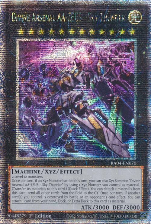 Divine Arsenal AA-ZEUS - Sky Thunder RA04-EN070 YuGiOh Quarter Century Stampede