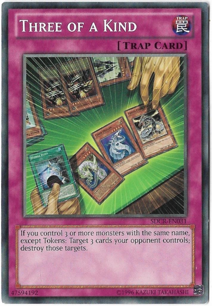 Three Of A Kind SDCR-EN031 YuGiOh Structure Deck: Cyber Dragon Revolution