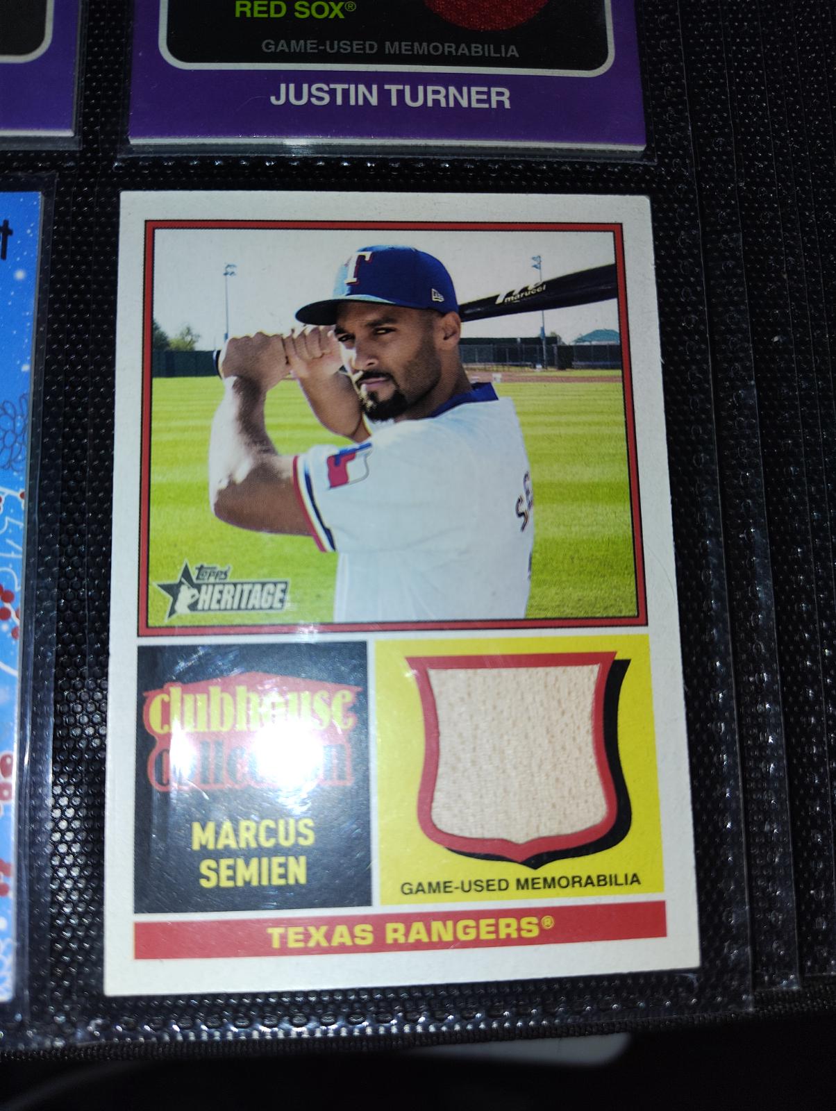 Marcus Semien #CCR-MS Baseball Cards 2025 Topps Heritage Clubhouse Collection Relic