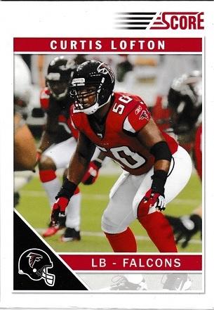 Curtis Lofton #11 Football Cards 2011 Panini Score