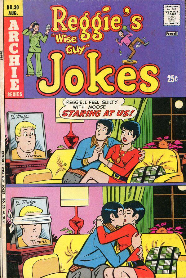 Reggie's Wise Guy Jokes #30 (1974) Comic Books Reggie's Wise Guy Jokes
