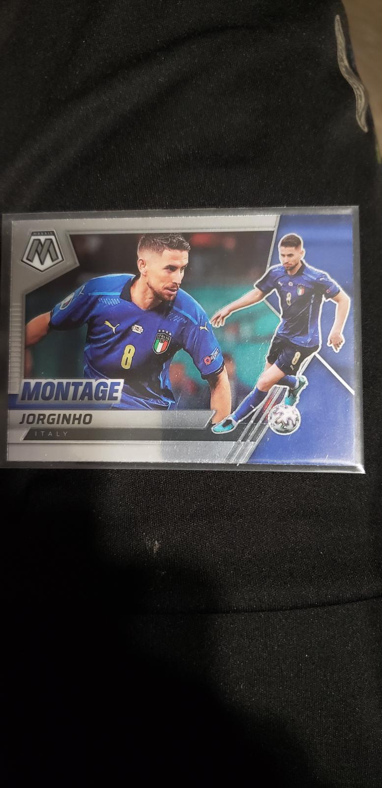 Jorginho #8 Soccer Cards 2021 Panini Mosaic Road to FIFA World Cup Montage