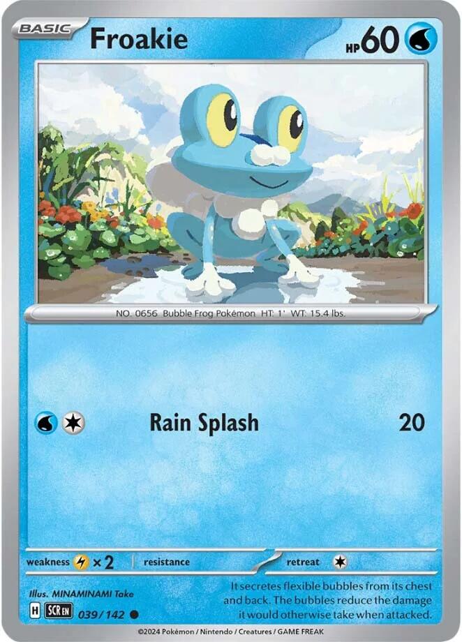 Froakie #39 Pokemon Stellar Crown