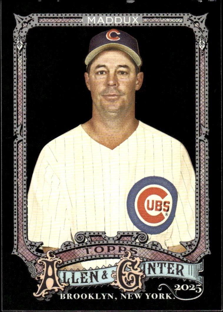 Greg Maddux #41 2025 Topps Allen & Ginter Baseball