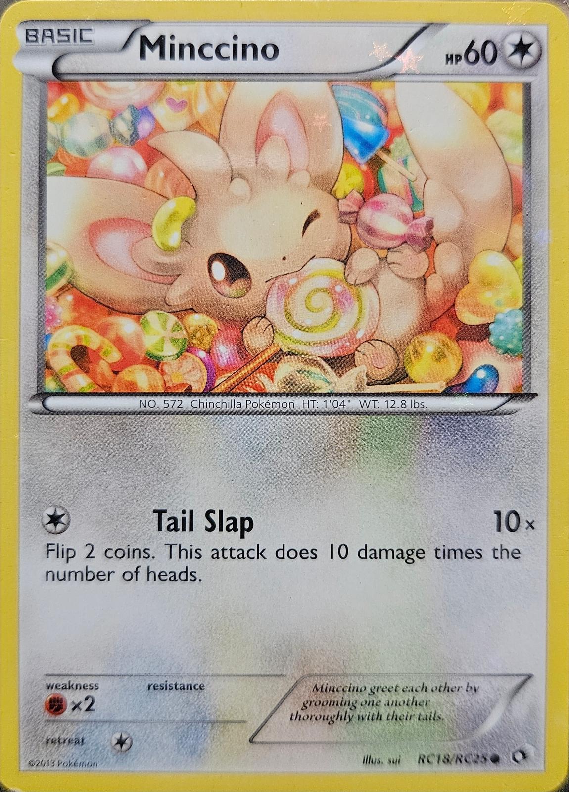 Minccino #RC18 Pokemon Legendary Treasures