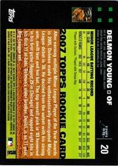 Back Of Card | Delmon Young Baseball Cards 2007 Topps