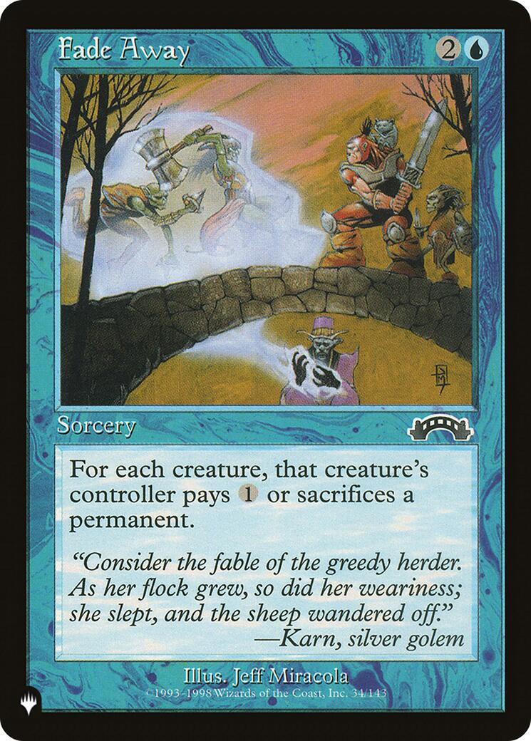 Fade Away (Magic The List Reprints)