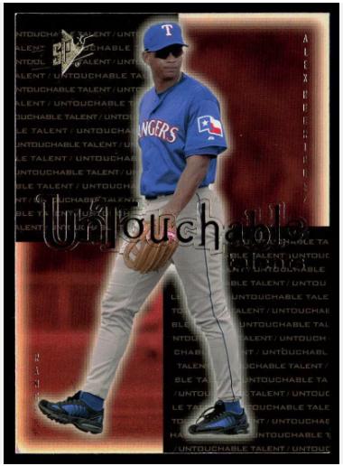 Alex Rodriguez #UT4 Baseball Cards 2001 SPx Untouchable Talents