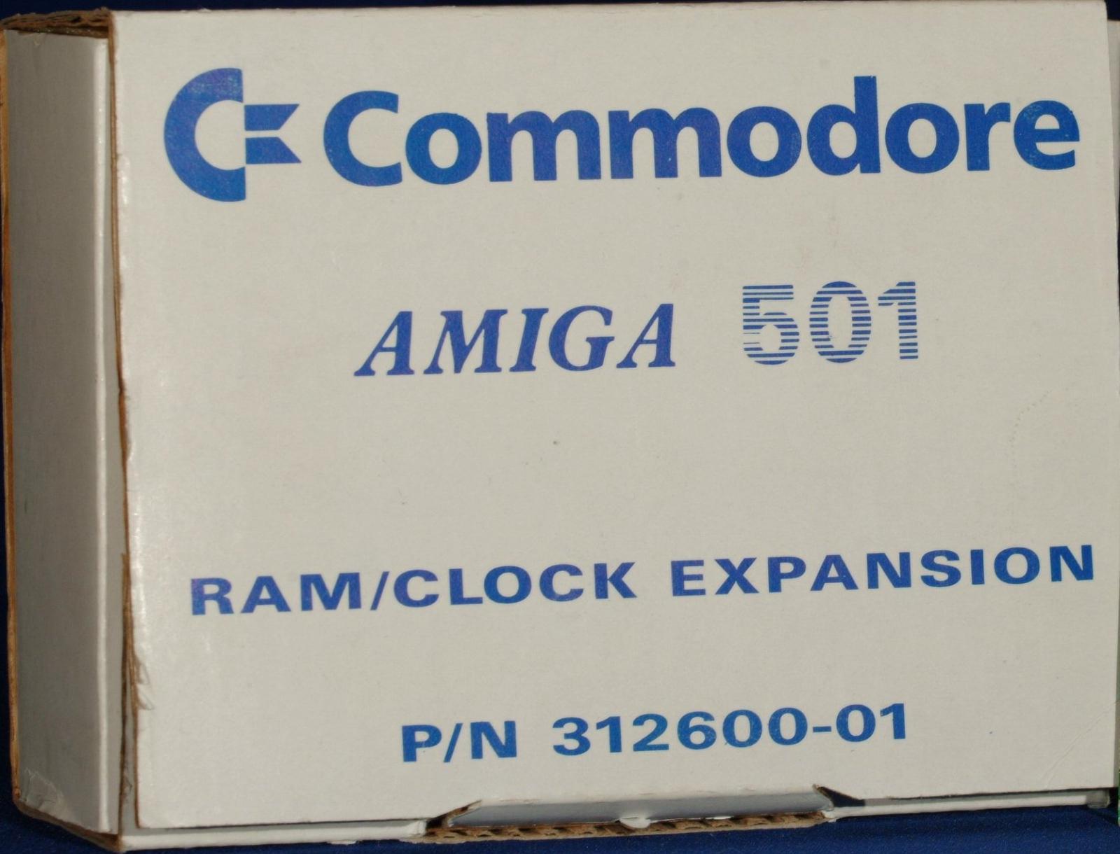 A501 AMIGA 500 Ram/Clock Expansion Amiga