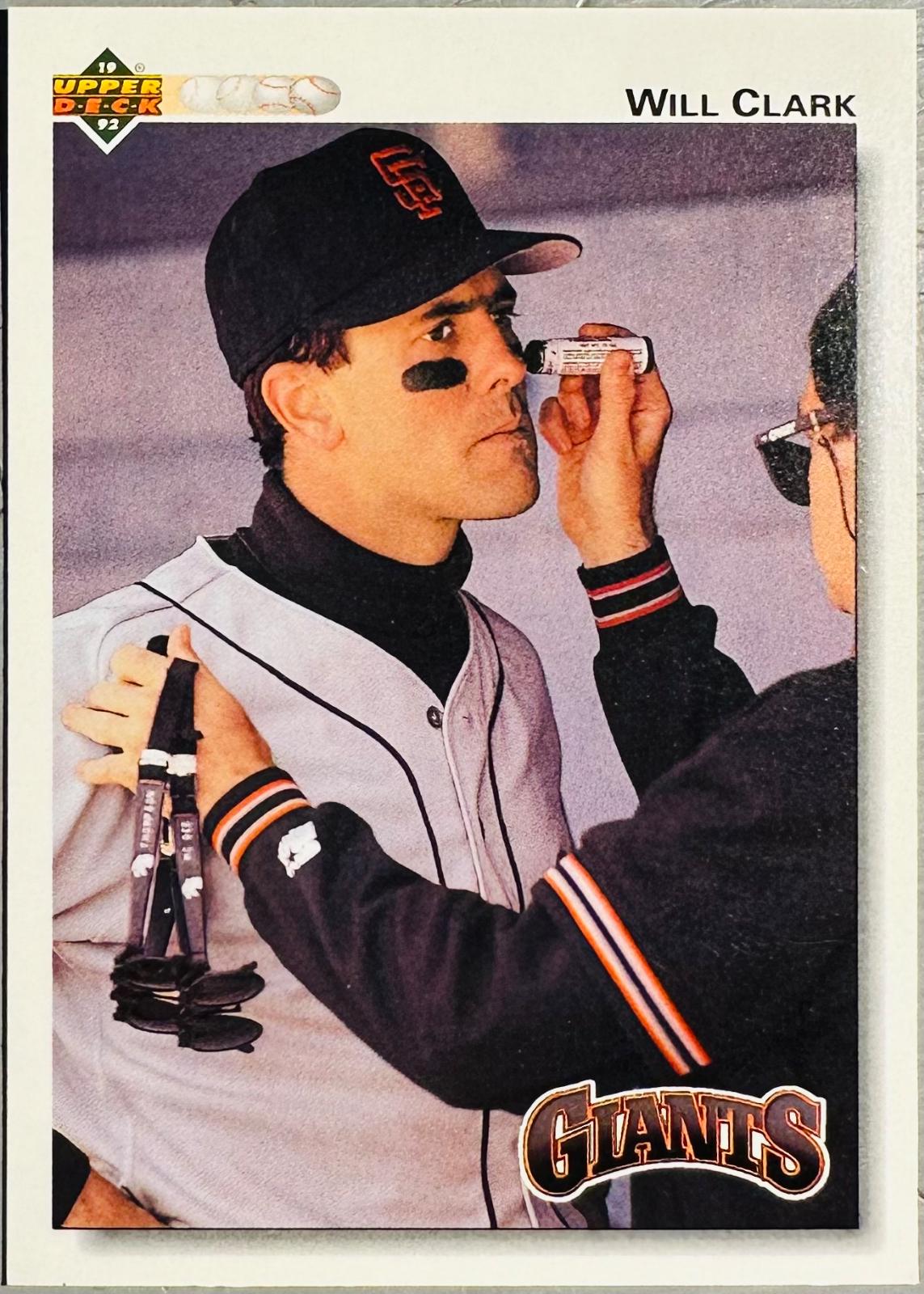 Will Clark #175 Baseball Cards 1992 Upper Deck