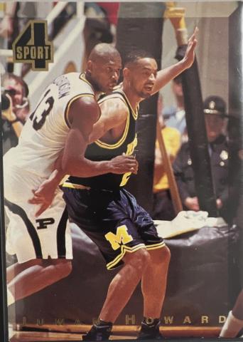 Juwan Howard #5 1994 Classic 4 Sport Basketball