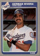 German Rivera #382 Baseball Cards 1985 Fleer Prices
