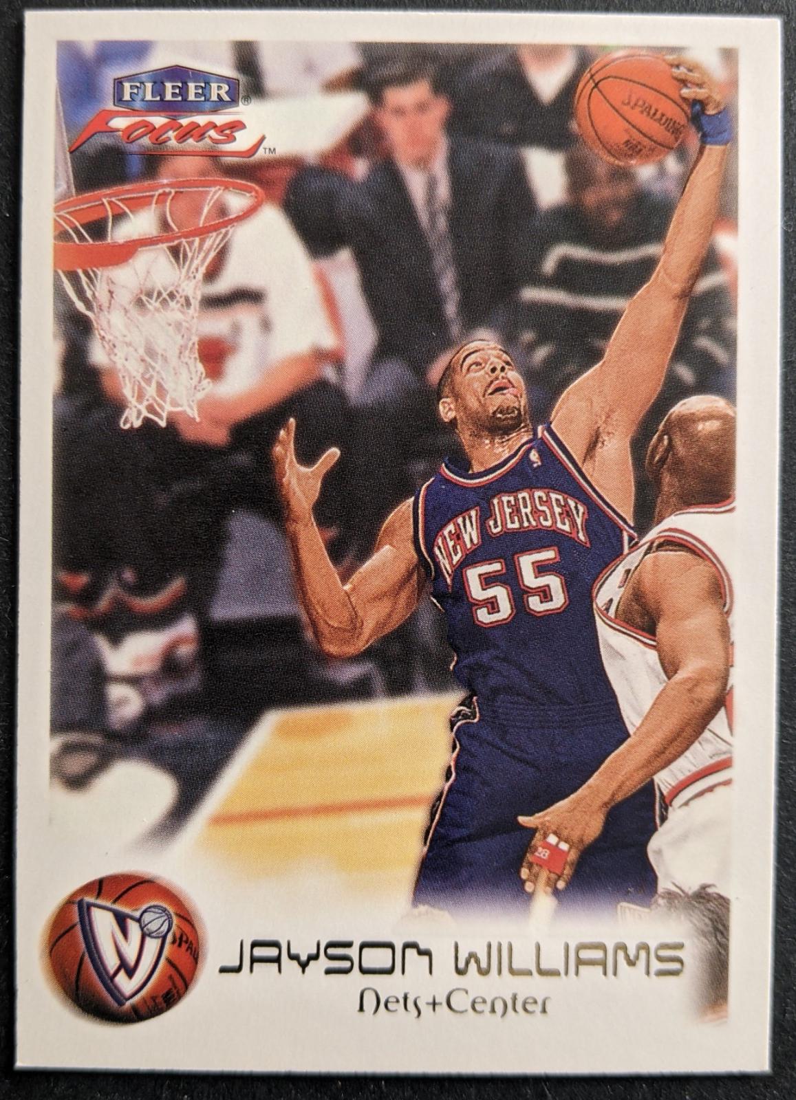 Jayson Williams #3 Basketball Cards 1999 Fleer Focus