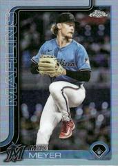 Max Meyer [Refractor] #USC183 Baseball Cards 2025 Topps Chrome Update Prices