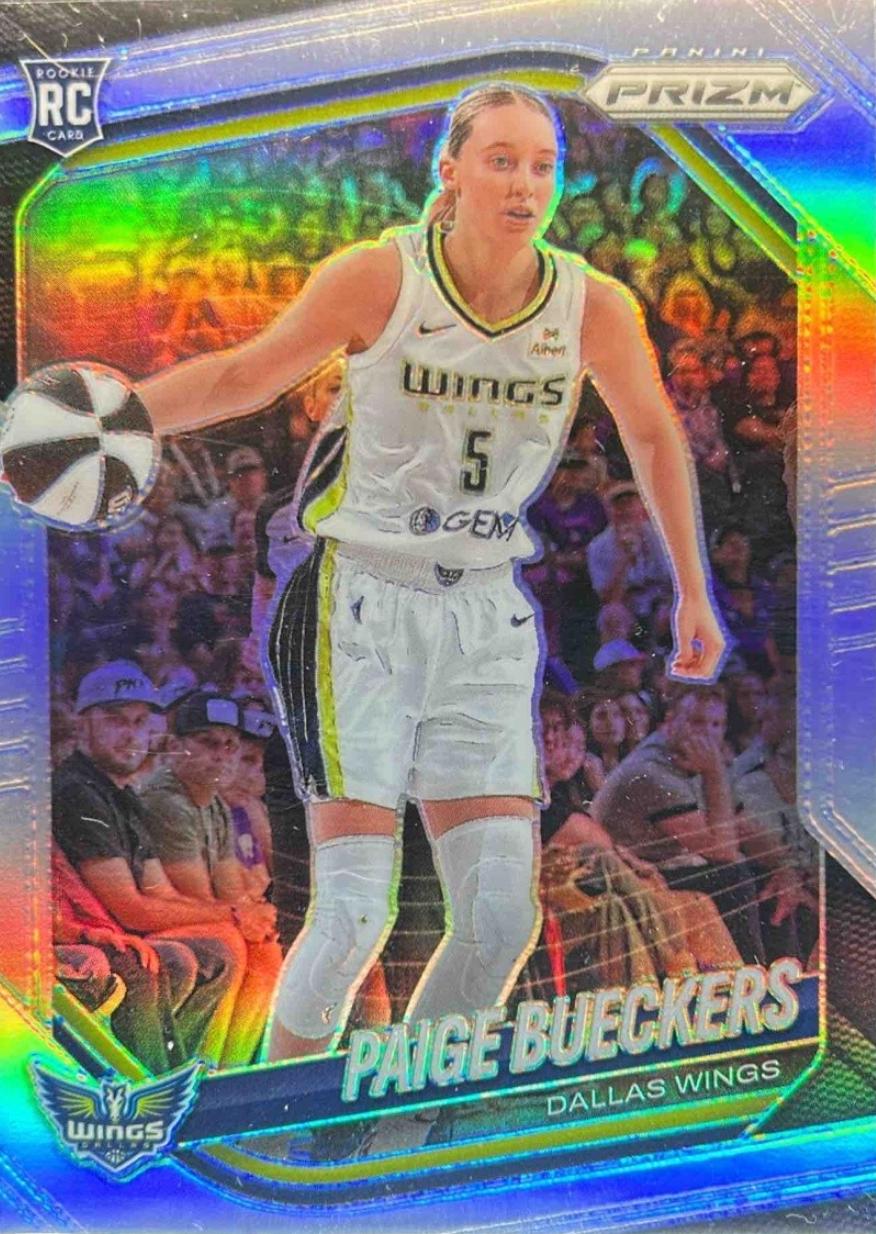 Paige Bueckers [Silver] #5 Prices | 2025 Panini Prizm WNBA  Paige Bueckers Basketball Card  Panini Prizm ROOKIE CARD #5 DALLAS WINGS main image 0