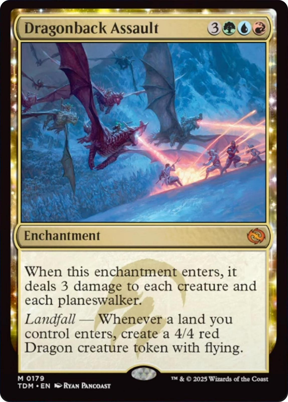 Dragonback Assault #179 Magic Tarkir: Dragonstorm