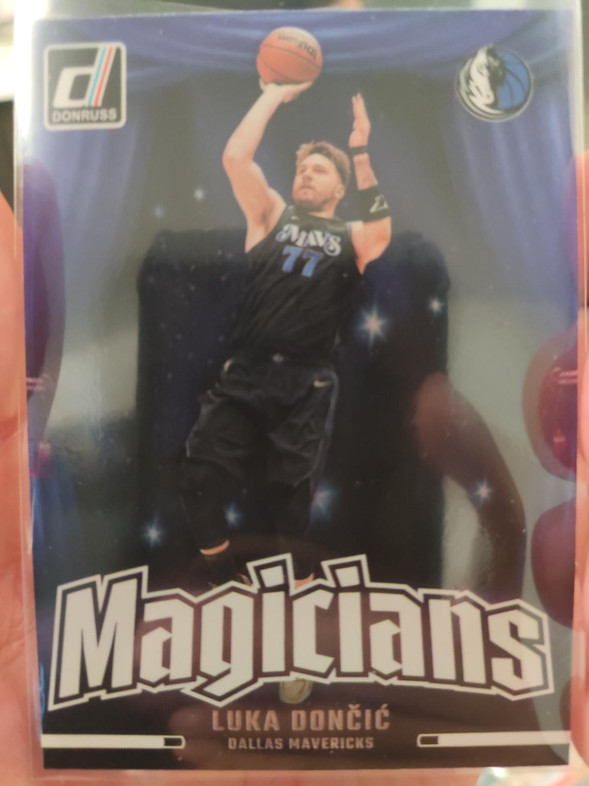 Luka Doncic #8 Basketball Cards 2024 Panini Donruss Magicians