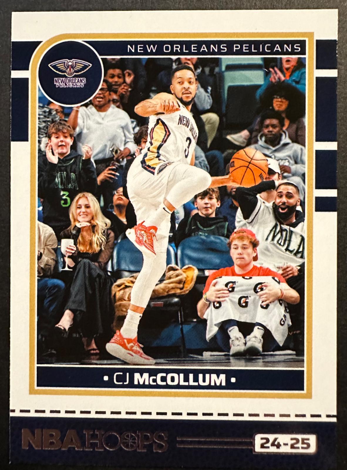 CJ McCollum #66 Basketball Cards 2024 Panini NBA Hoops