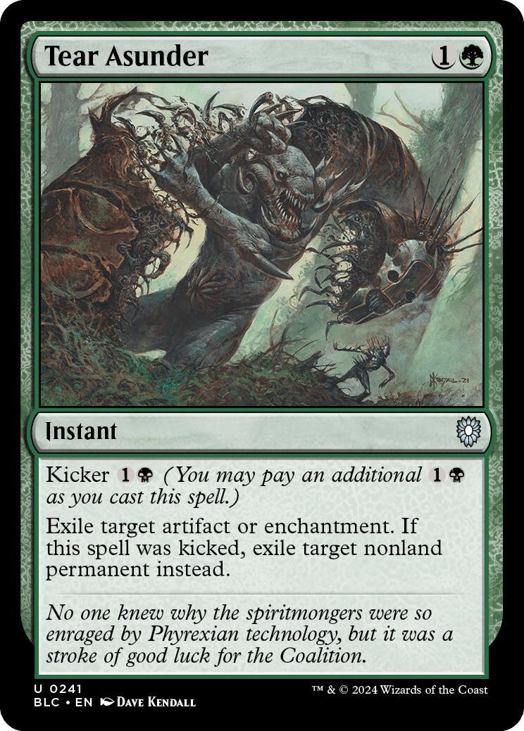 Tear Asunder (Magic Bloomburrow Commander)