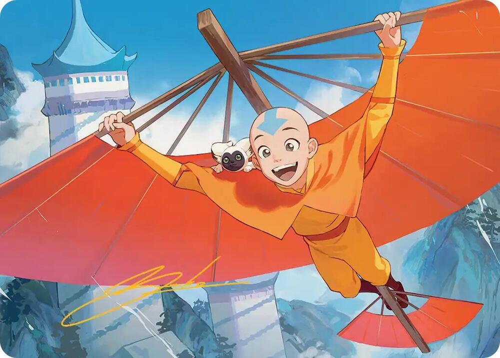 Tap to enlarge Aang, The Last Airbender – Signature, Magic Avatar: The Last Airbender Art Series
