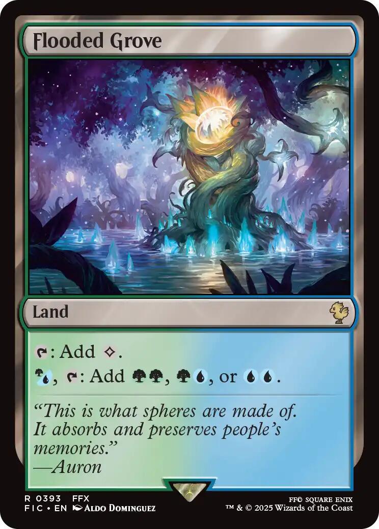 Flooded Grove [Foil] (Magic Final Fantasy Commander)
