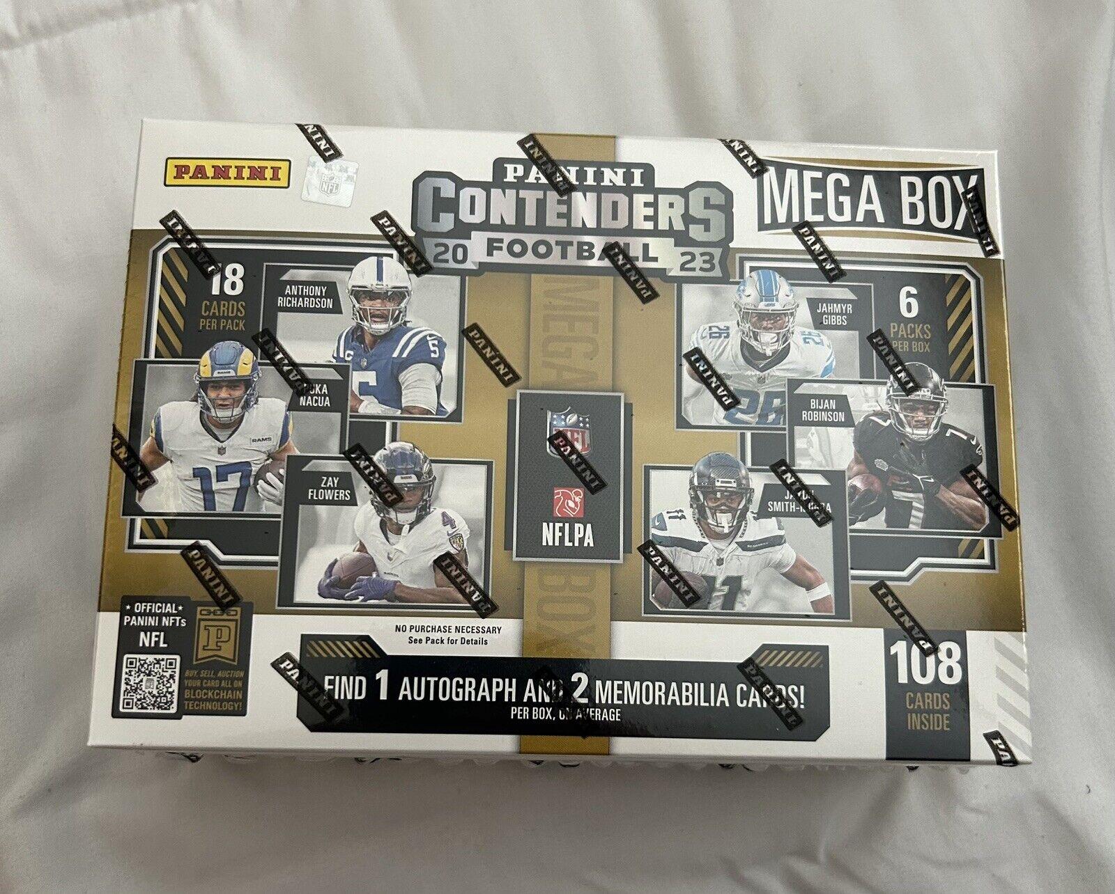Mega Box Football Cards 2023 Panini Contenders