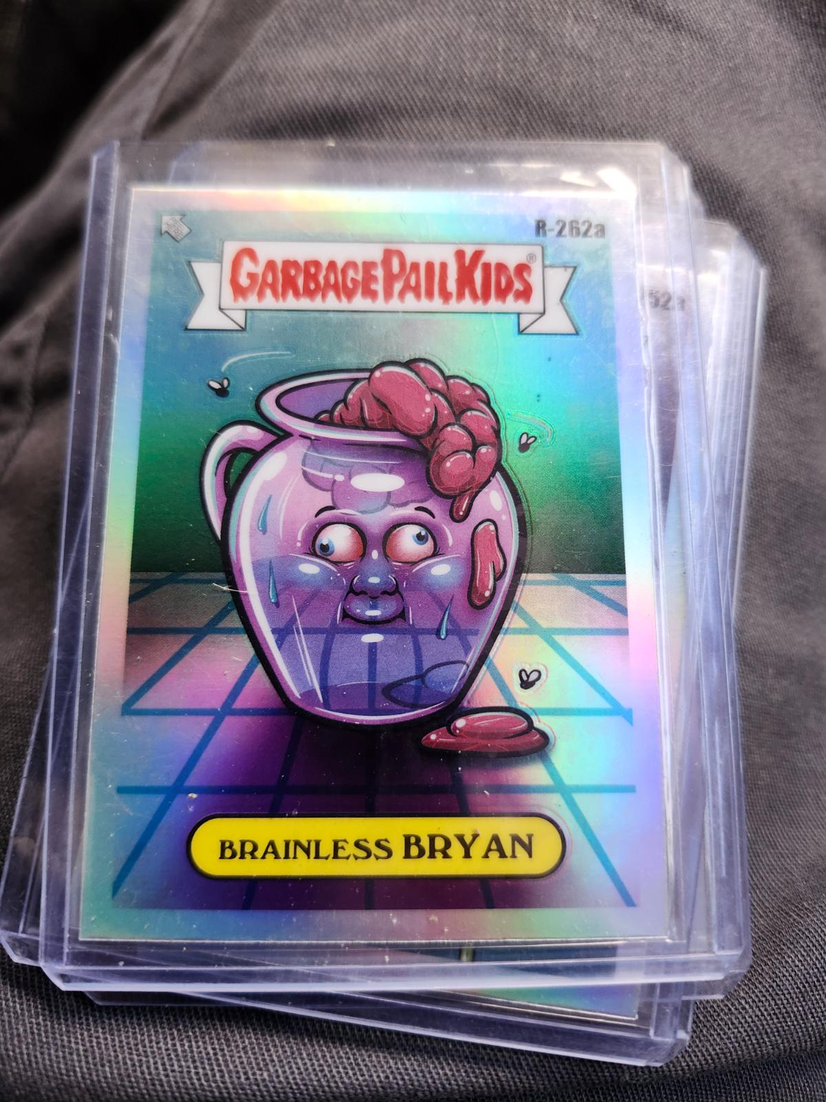 Brainless Bryan #R-262a 2024 Garbage Pail Kids Chrome Art by Rory