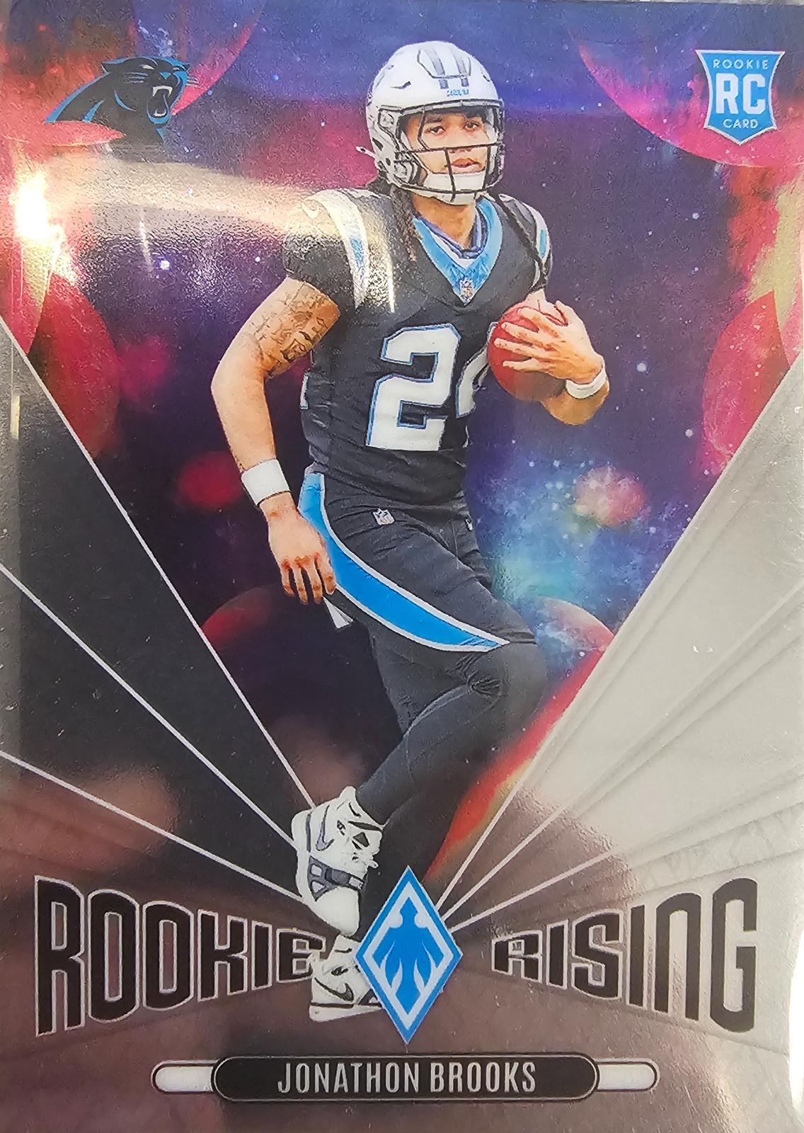 Jonathon Brooks #RR-JBS Football Cards 2024 Panini Phoenix Rookie Rising