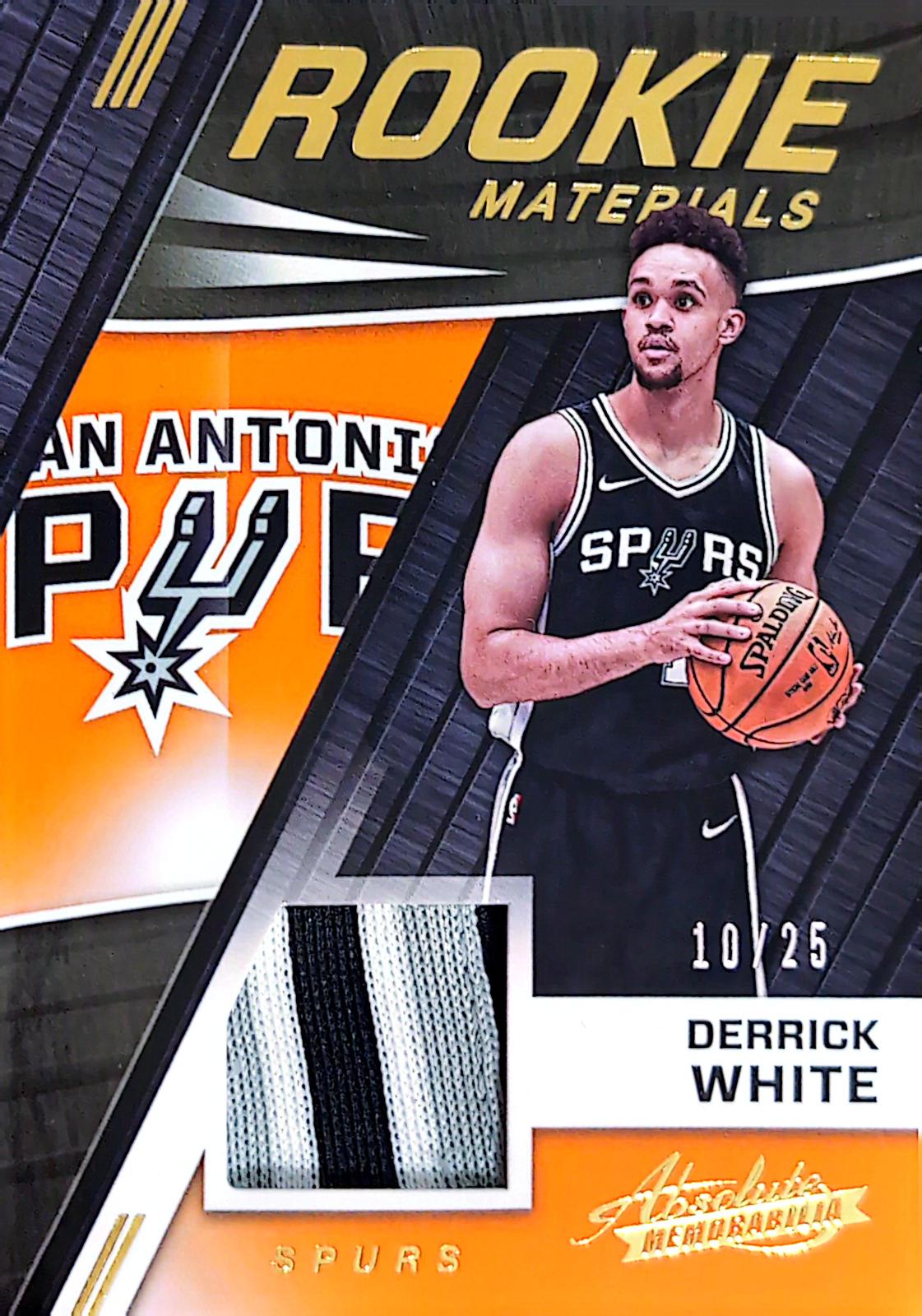 Derrick White #RM-DWT 2017 Panini Absolute Memorabilia Rookie Materials Basketball