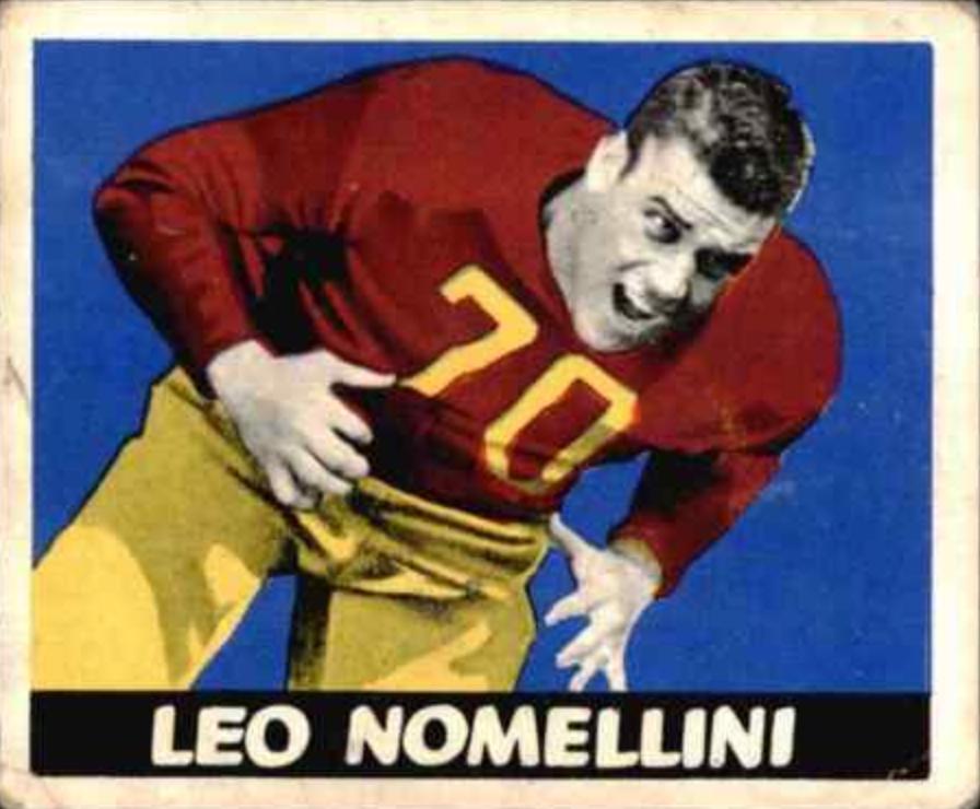 Leo Nomellini #52 Football Cards 1948 Leaf